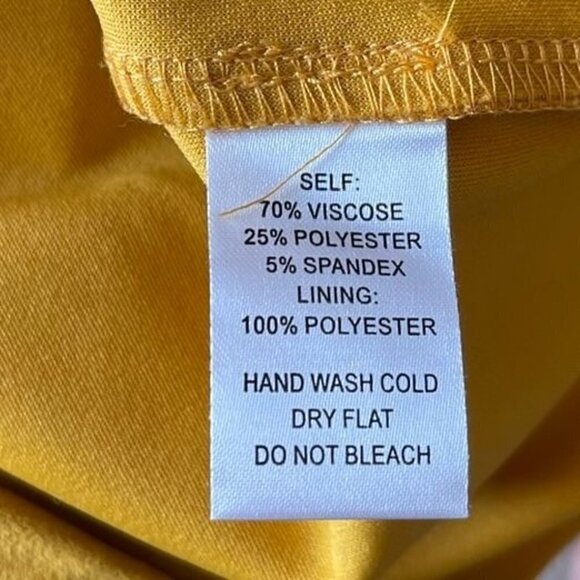 Lulus Off the Shoulder Gold Ruffled Mini Dress - L - Picture 3 of 5